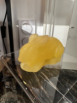 Lapin en cire Jaune Pastel