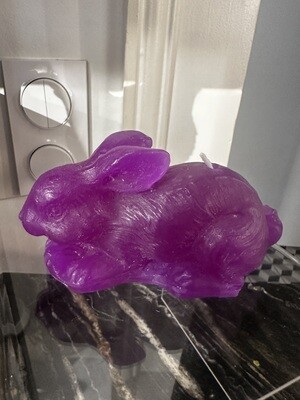 Lapin en cire Violet