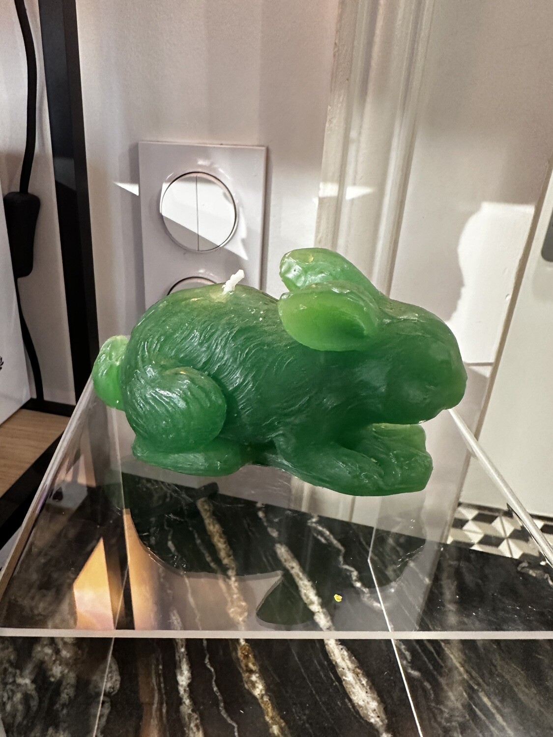 Lapin en cire Vert Foret