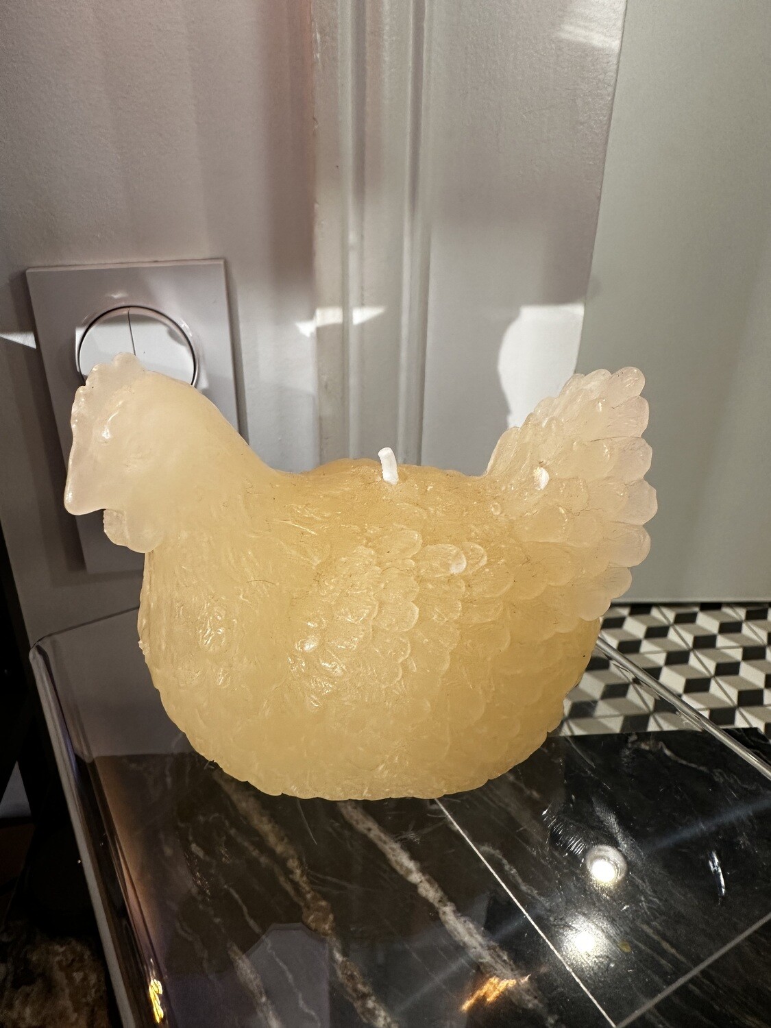 Poule en cire Papyrus