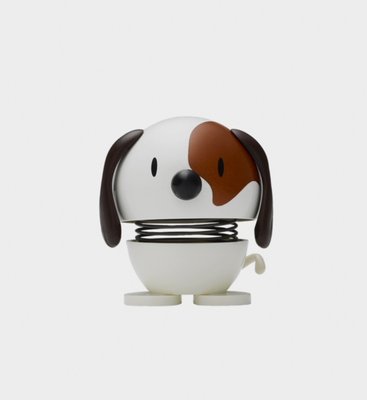 Chien Blanc et marron Hoptimist