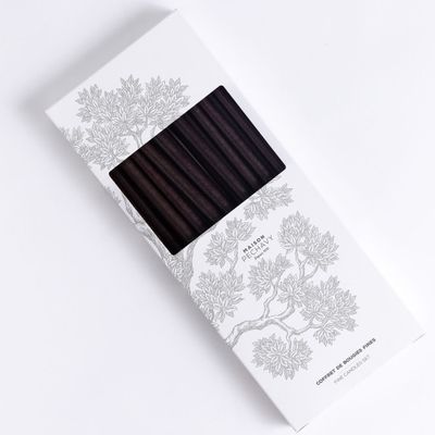Coffret 20 bougies fines Carbone
