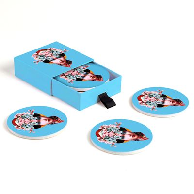 Set de 4 dessous-de-verre Miss Fuji