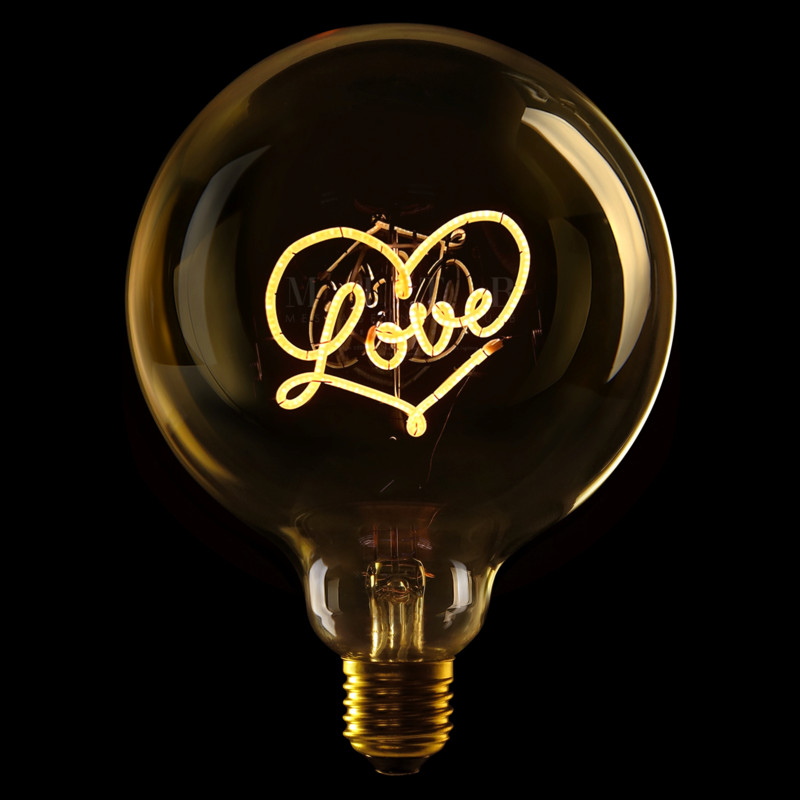 Ampoule LOVE COEUR- Ambre