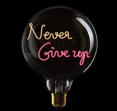 Ampoule Never give up - Ambre et Rose