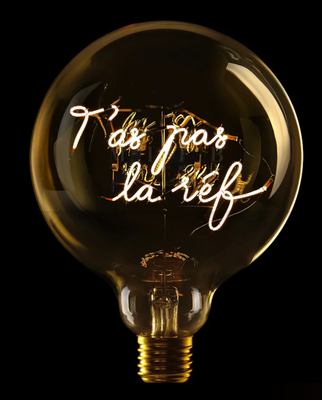 Ampoule T'as pas la réf? - Ambre