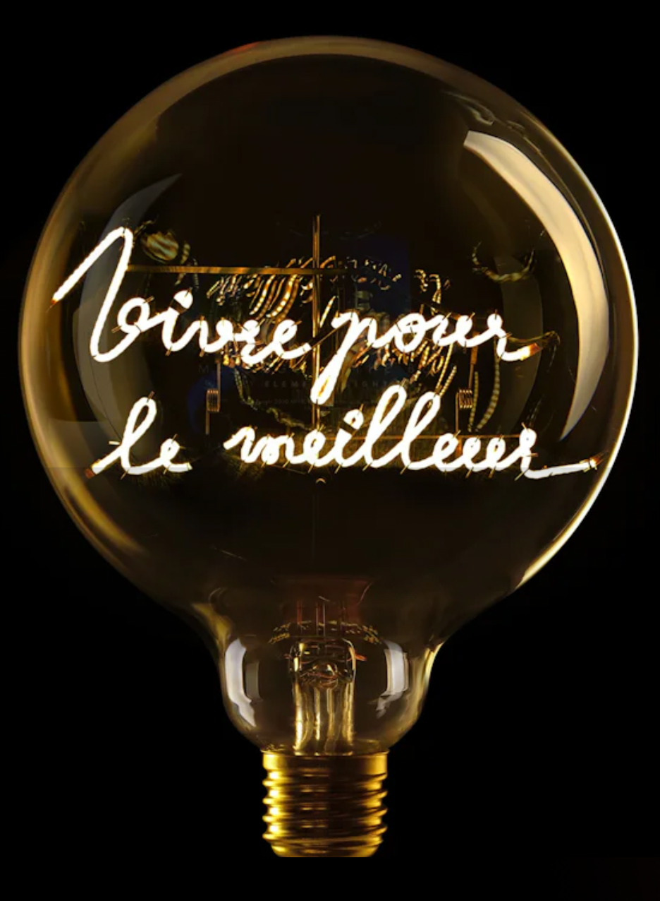 Ampoule Vivre pour le meilleur  - Ambre