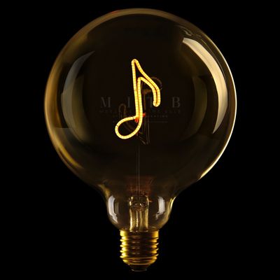 Ampoule Note de musique- Ambre