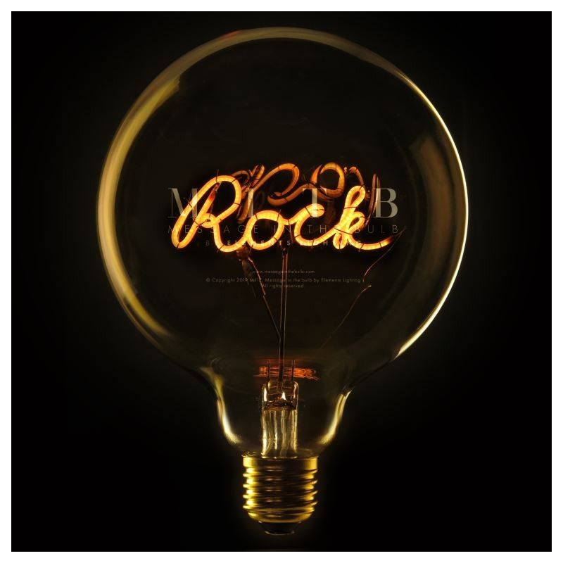 Ampoule Rock- Ambre