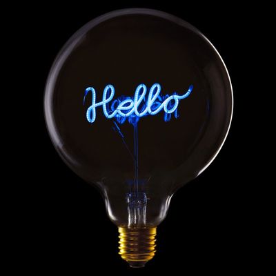 Ampoule Hello-Bleu