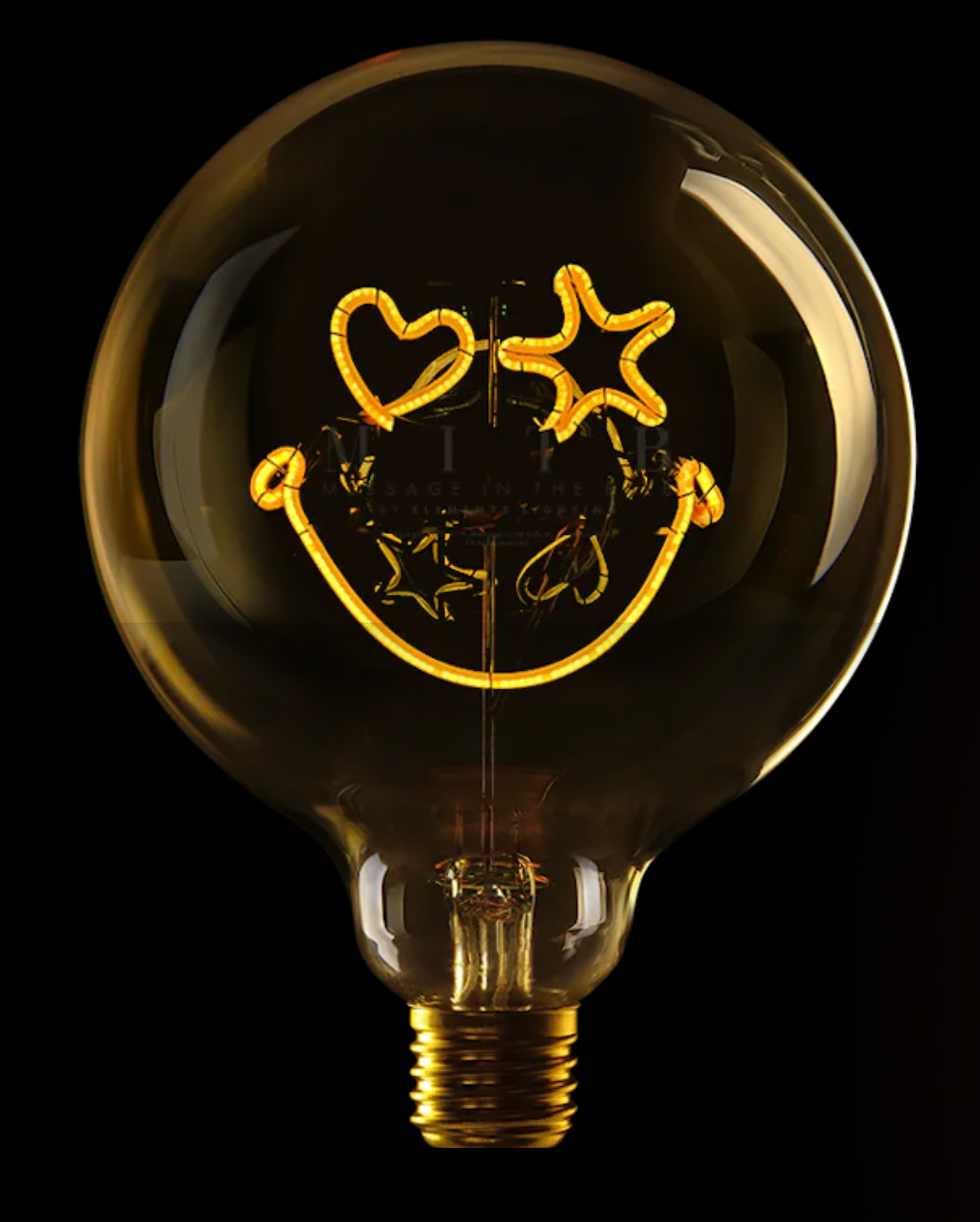 Ampoule Smiley Heart & Star