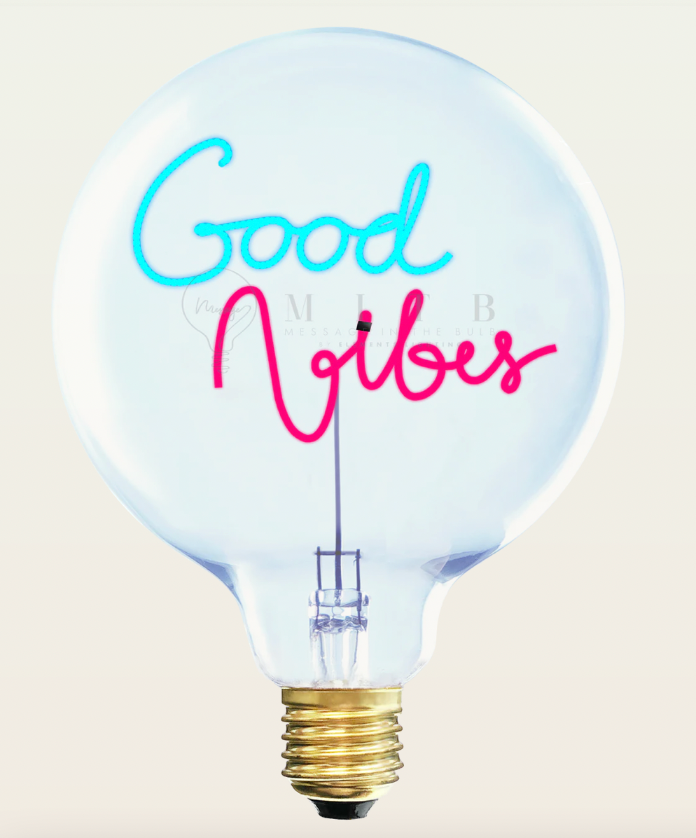 Ampoule Portable Good Vibes- Rose et Bleu