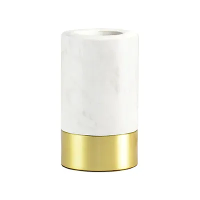 Socle Romance Marbre Blanc