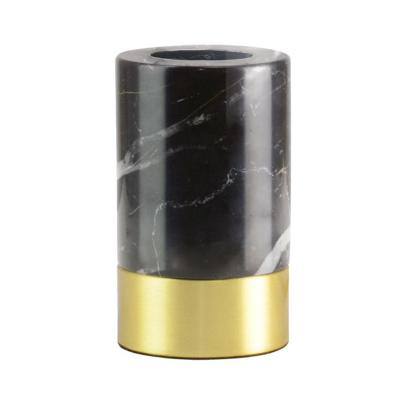 Socle Romance Marbre Noir