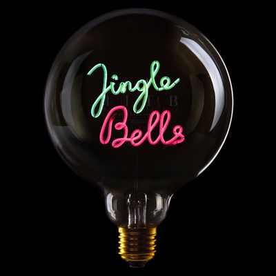 Ampoule Jingle Bells - Vert et Rose