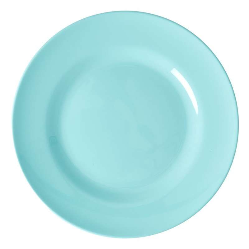 Assiette Ronde- Bleu Pastel Yippie Yeah