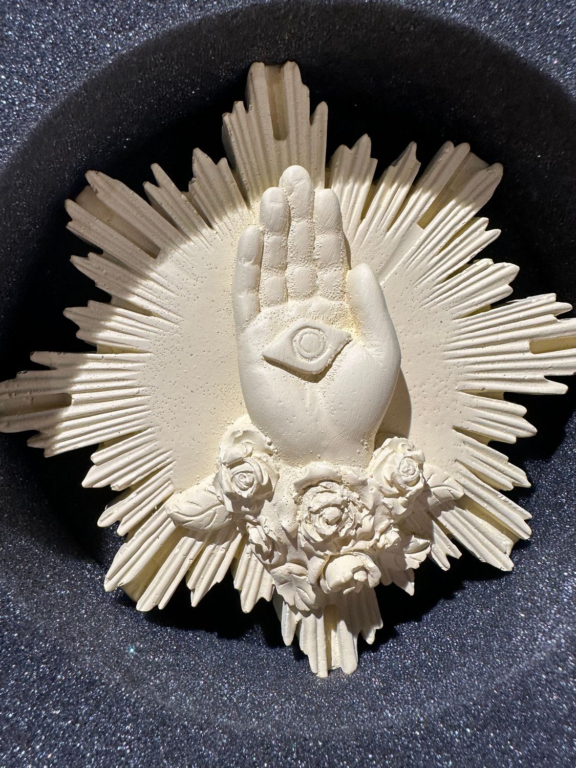 Ex-voto La Main de Marie Jaune Polaire