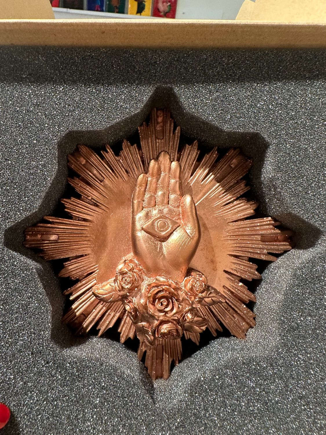 Ex-voto La Main de Marie Cuivre