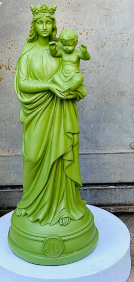 Statuette Bonne Mère Kaki