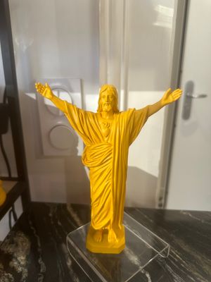Statuette Jesus loves You Ambre