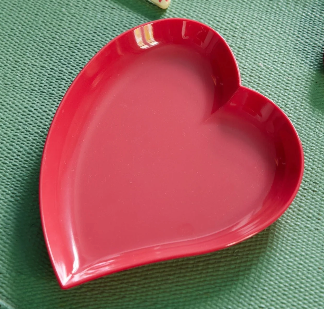 Assiette - Coupelle Coeur Rouge