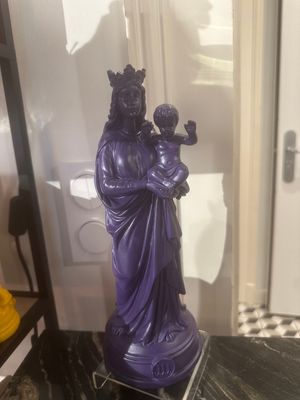 Statuette Bonne Mère Violet