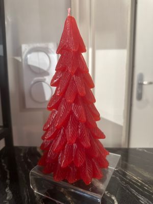 Bougie Sapin- Rouge