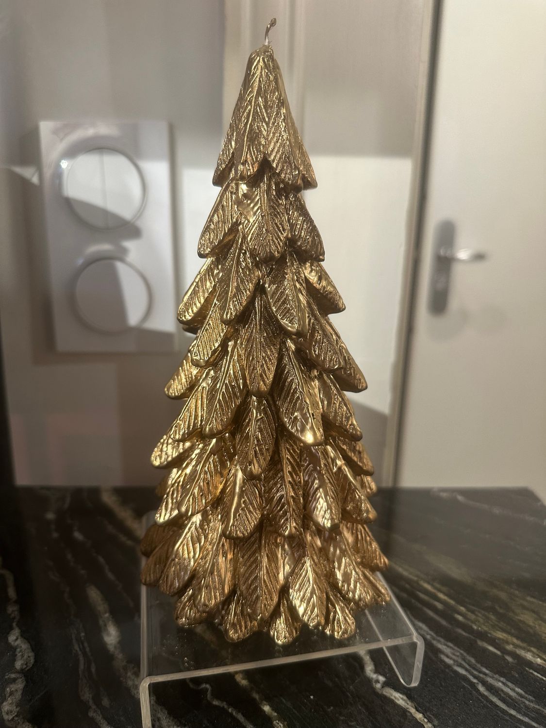 Bougie  Sapin- Or