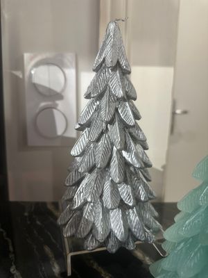 Bougie  Sapin Argent