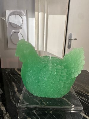 Poule en cire Menthe