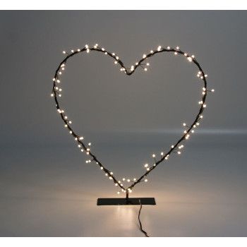Petite Coeur LEDs Flash 38cm
