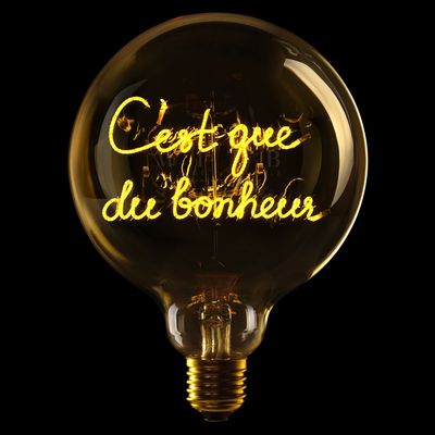 Ampoule C'est que du bonheur- Ambre
