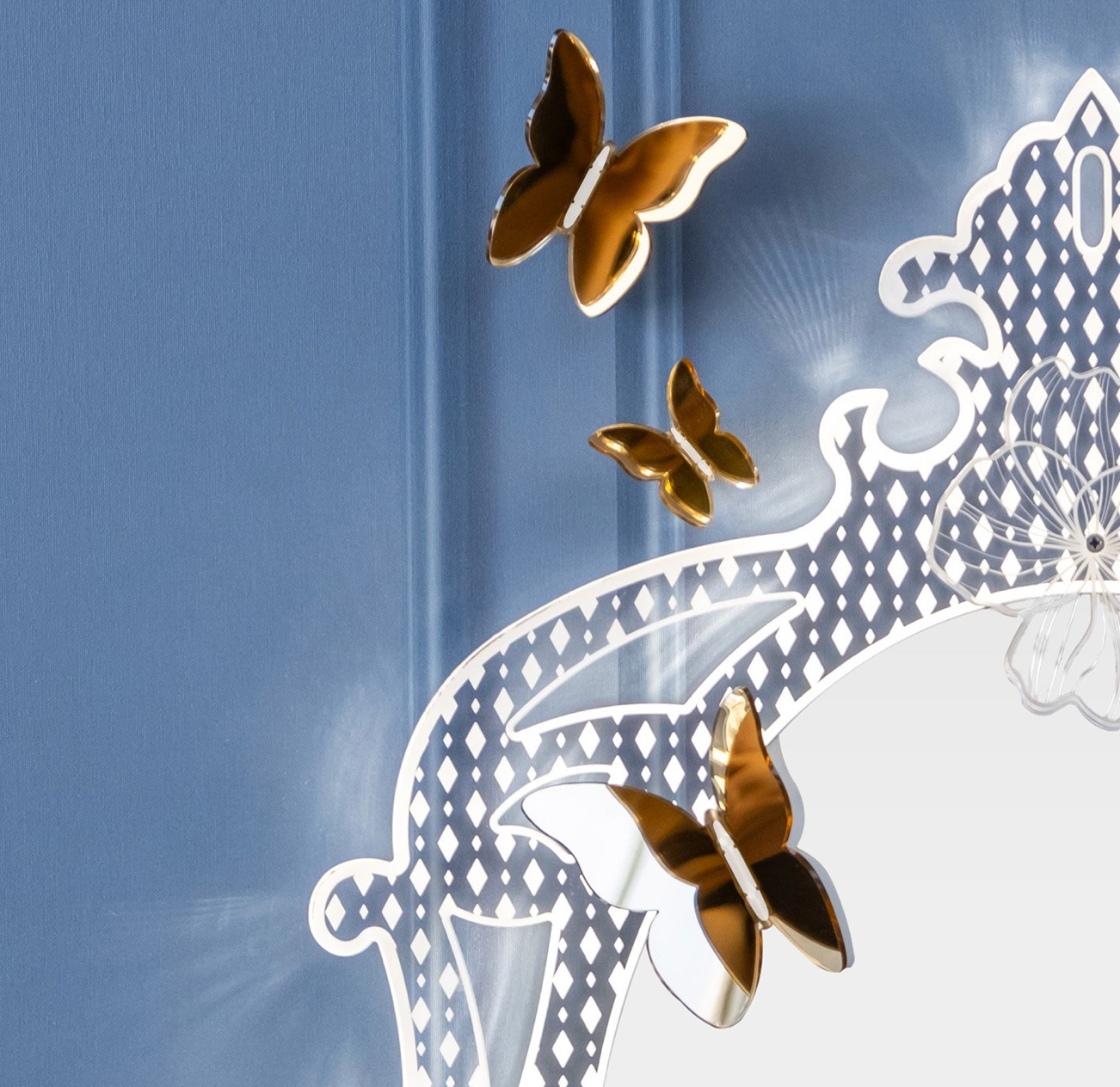 Ensemble de 3 papillons Or- Funny Butterflies