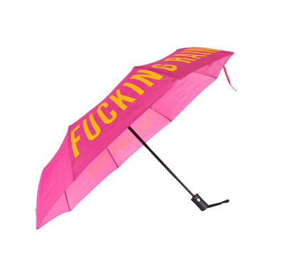 Parapluie pliant Fucking Rain Rose
