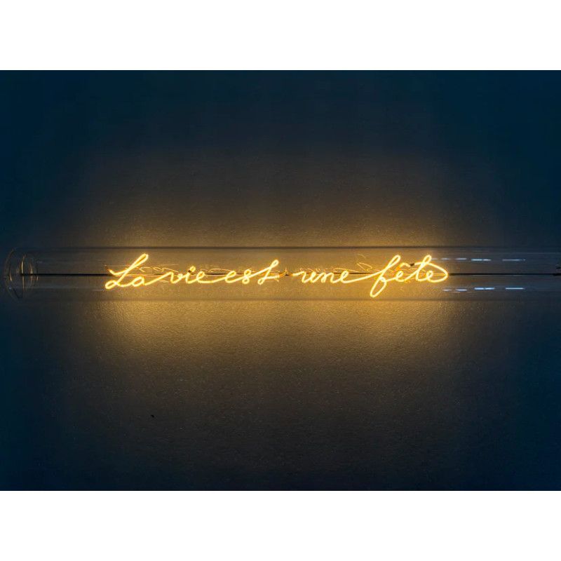 Ampoule Message in the Tube La vie est une fête