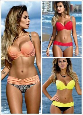 2024 New  -  Swimwear Bikini Set Summer Sexy Women Swimsuit Tankini Push Up Bathing Suit Brazilian