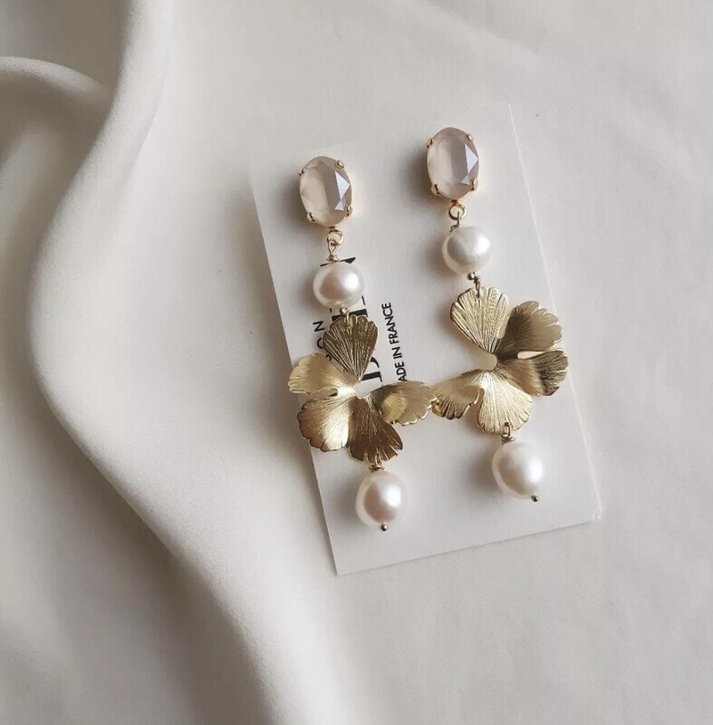 Maison Sabben Rose earrings