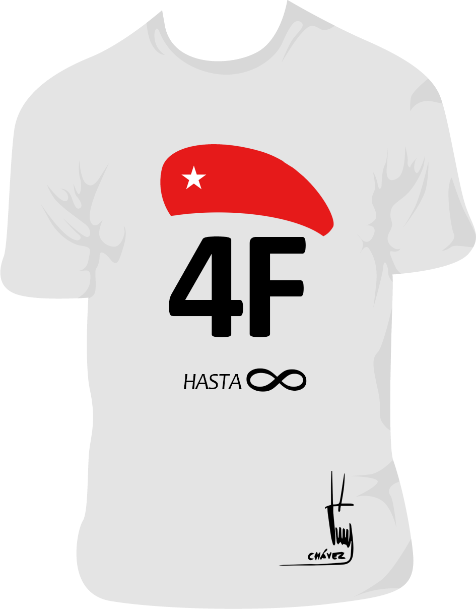camiseta blanca 4 F