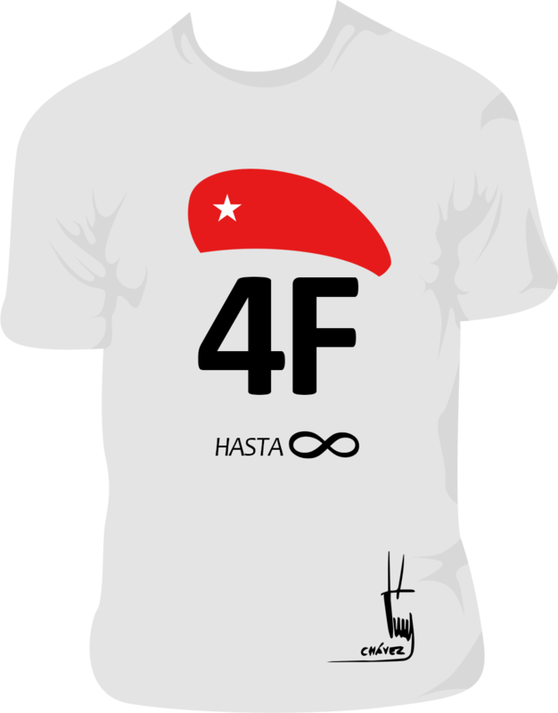 camiseta blanca 4 F