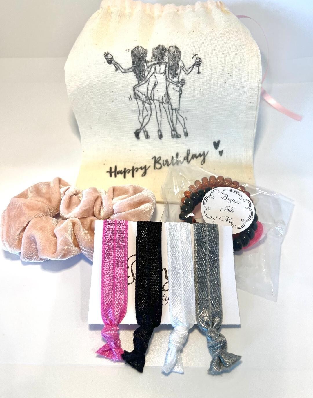 Bonjour Happy Birthday Mini  Pouch - Value Tones