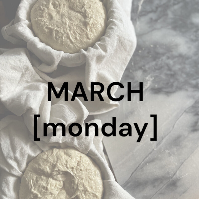 MARCH [monday pick up]