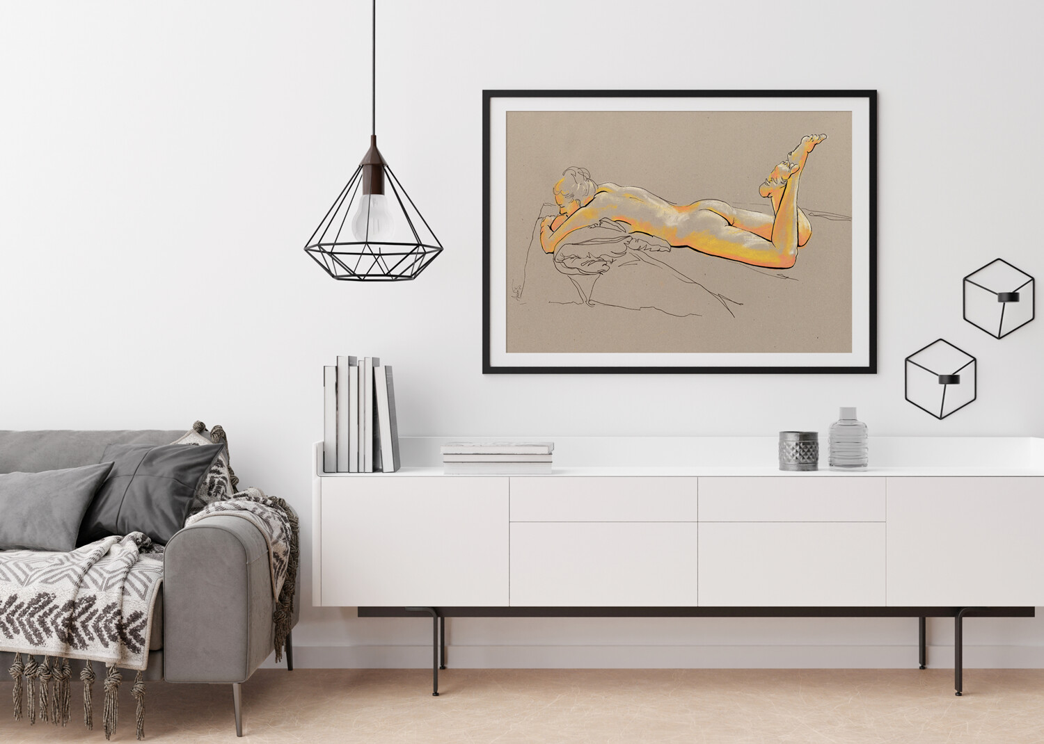 &#39;Amber Daydream&#39; female nude