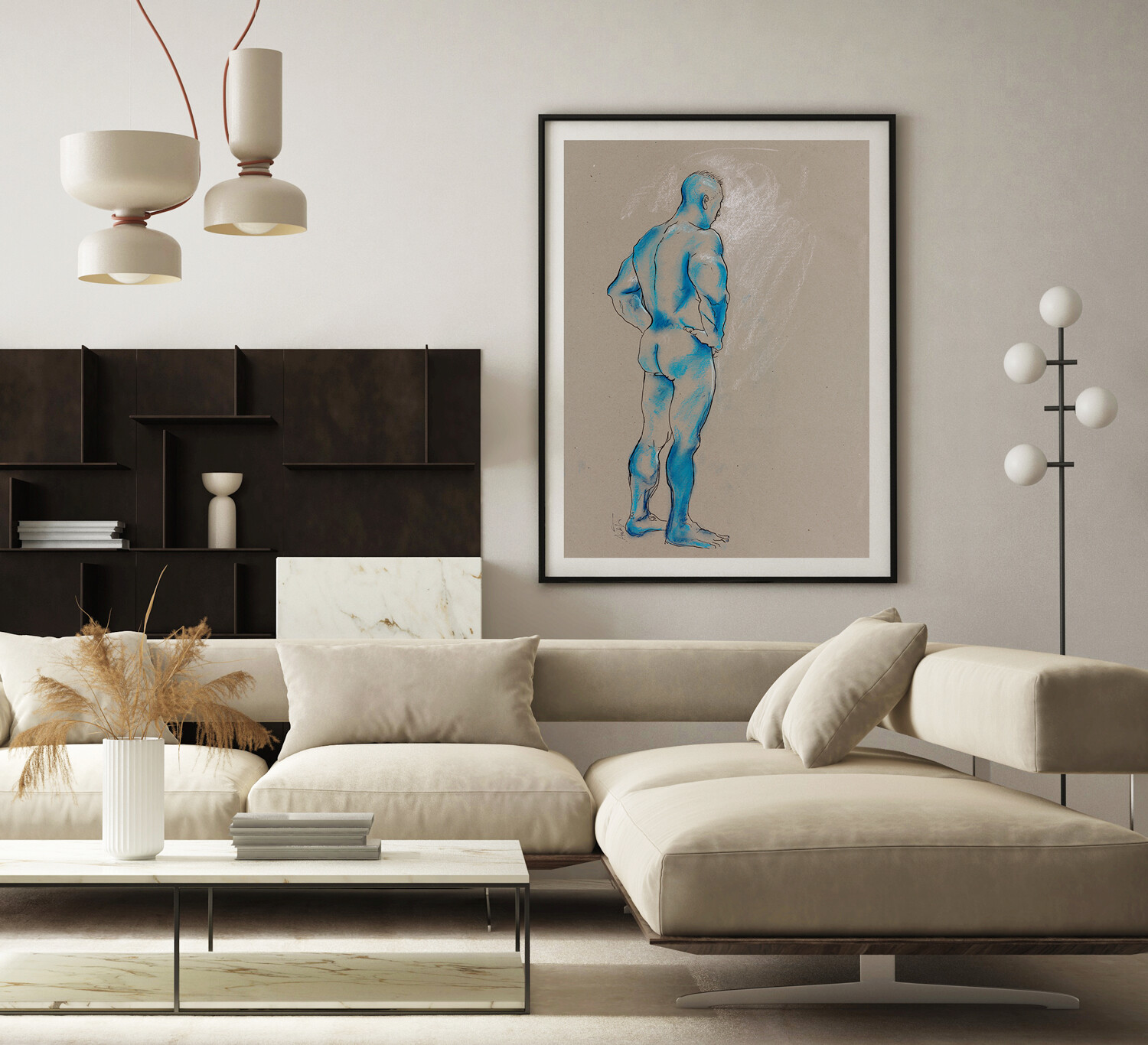 &#39;Poseidon&#39;s Ambition&#39; male nude