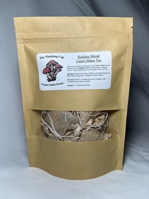 Tea Herbal Holiday, Lion's Mane ,Mullein Flower