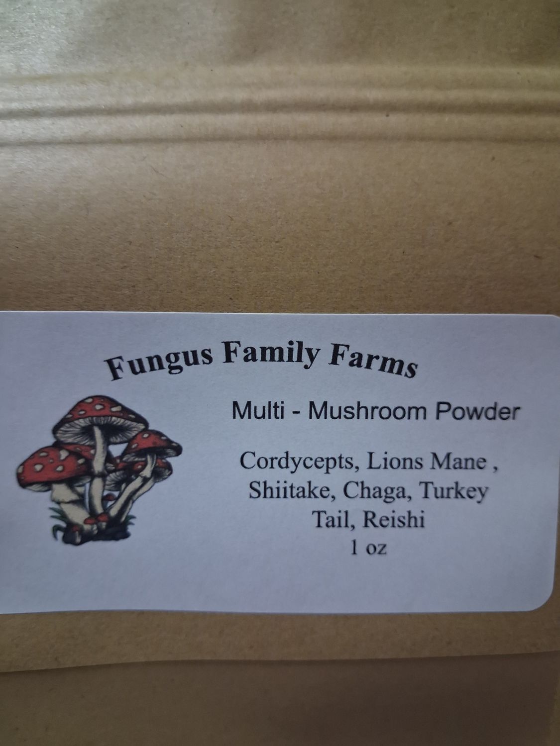 Multi mushroom powder 1 oz