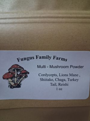 Multi mushroom powder 1 oz