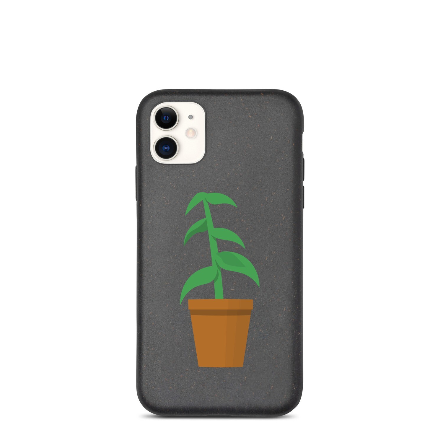 Speckled iPhone Case with Plant