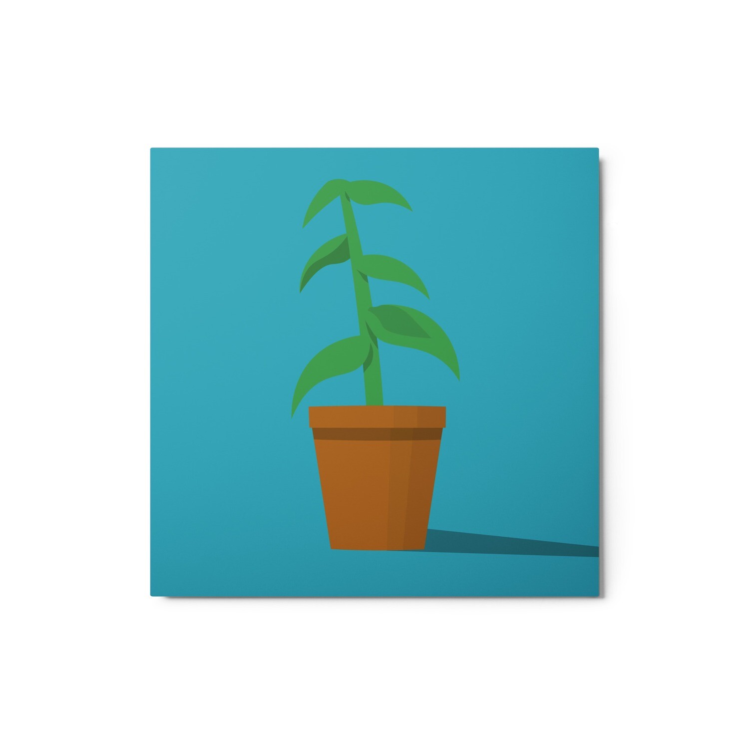 Metal Plant Print
