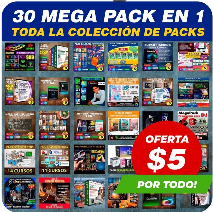 30 MEGA PACK EN 1