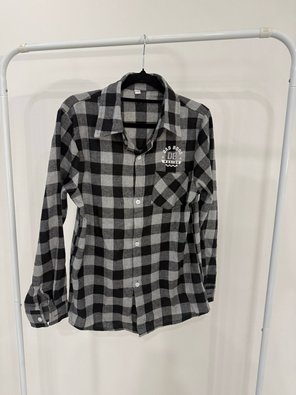 Kids Flannie Grey/Black